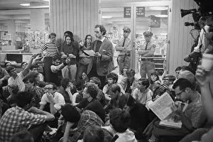 Sit In Prints: Mario Savio Addresses Berkeley Students