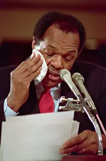 Marion Barry Wiping His Face