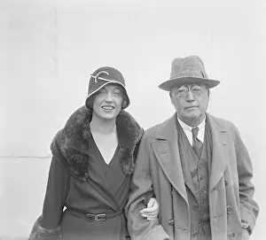 Marion Davies Posing with Her Father
