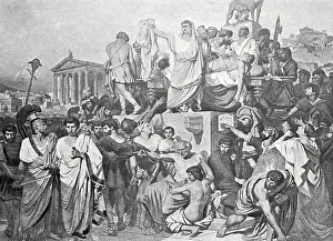 Grief Prints: Mark Antony Eulogizing Julius Caesar