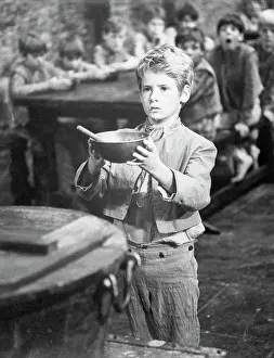 Hungry Prints: Mark Lester Holding a Bowl