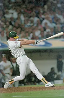 Mark McGwire Hitting Home Run