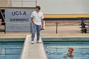 Huty33946 Prints: Mark Spitz, Student Activities Center, UCLA