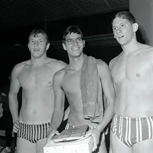 Mark Spitz with Swimming Competitors