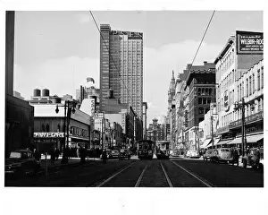 Lac0047 Prints: Market Street In Philadelphia, Pennsylvania