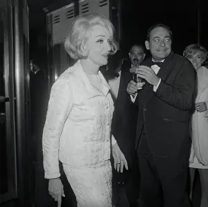 Marlene Dietrich Attending a Party