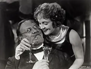 Toast Prints: Marlene Dietrich Leans Over Emil Jannings