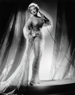 Cabaret Prints: Marlene Dietrich Singing