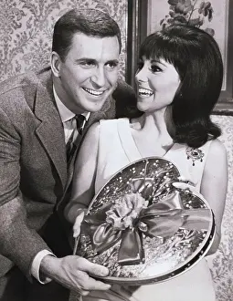 Heart Shape Prints: Marlo Thomas and Ted Bessell in That Girl