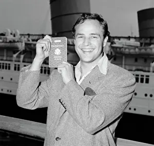 Marlon Brando 1953 With Us Passport