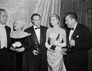 Marlon Brando Accepting Oscar Award