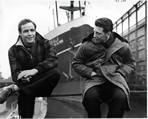 Marlon Brando And Carl Fiore In On The Waterfront