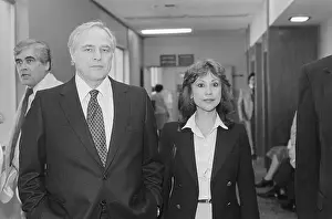 Candid Prints: Marlon Brando with Caroline Barrett Naylen