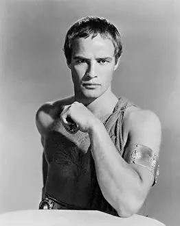 Prints of Marlon Brando in Costume for Julius Caesar, 1953 The Iconic Moments Captured: Marlon Brando in Costume for Julius Caesar, 1953