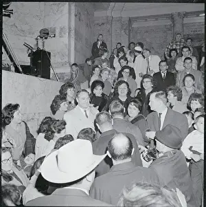 Marlon Brando with Crowd