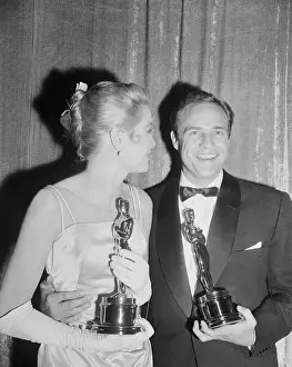 Marlon Brando with Grace Kelly