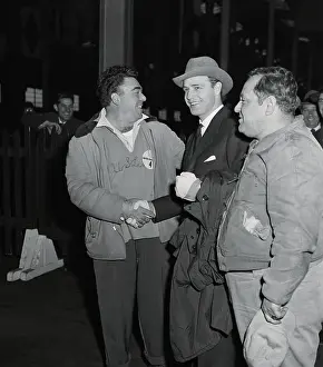 Marlon Brando with Joseph Cialone and Pat Petrillo