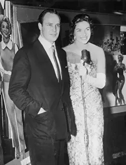 Marlon Brando with Lee Ann Meriwether