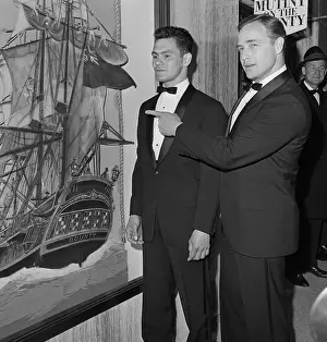 Marlon Brando at Mutiny on the Bounty Premiere