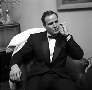 Marlon Brando At A Party