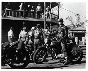 Lac0040 Prints: Marlon Brando In The Wild One
