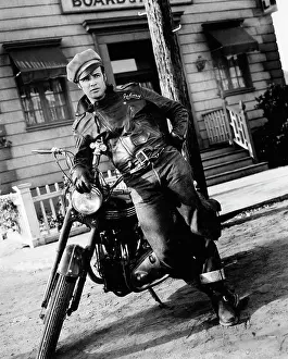 Prints of Marlon Brando in The Wild One The Iconic Moments Captured: Marlon Brando in The Wild One