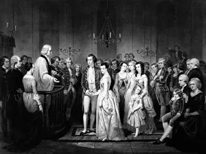 Marriage of George Washington and Martha Curtis