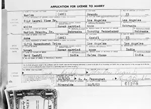 Marriage License