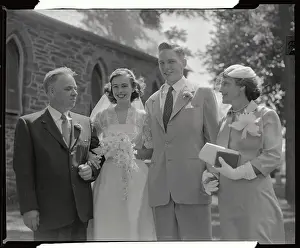 Married Couple with Bride's Parents