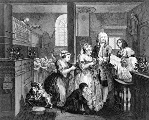 William Hogarth (1697-1764) Gallery: Marries an Old Maid