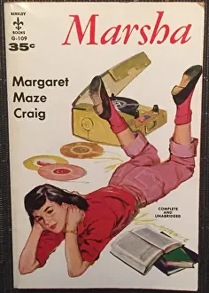 Prints of 1955: The cover of the 1955 novel Marsha by Margaret Maze Craig and painted by artist and photographer David Attie. (Photo by David Attie/Getty Images) Portraits, Artworks, and Montages from a Visionary Photographer: Marsha