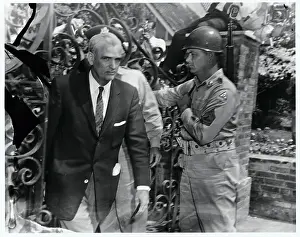 Little Rock Prints: Marshal Beal Kidd Entering Executive Mansion
