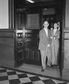 Marshal Prints: Marshal Escorting Soviet Spy from Court