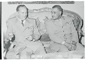 Belgrade Prints: Marshal Tito with Egyptian Leader Gamal Abdul Nasser