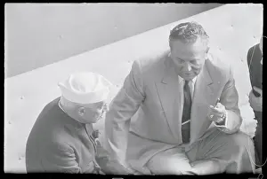 Marshal Tito with Indian Leader Jawaharlal Nehru