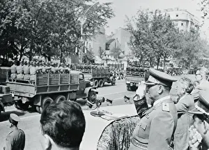 Belgrade Prints: Marshal Tito Saluting Parade