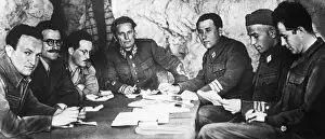 Yugoslavia Prints: Marshall Tito Plotting Offensive