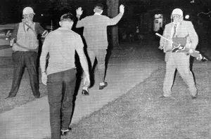 Gas Mask Prints: Marshals Quell Rioting of Ole Miss Students