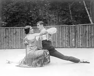 Martha Graham And Rich Currier Dancing