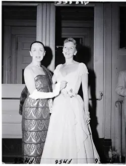 Choreographer Prints: Martha Graham Stands with Mary Martin