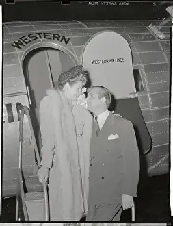 Elopement Prints: Martha Raye and Neal Lang by Plane