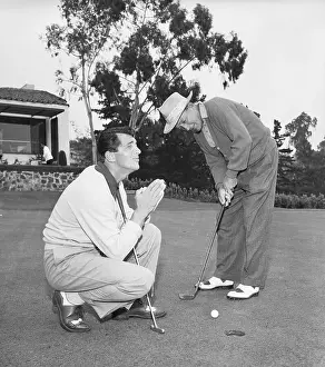 Martin And Crosby Cutting Up Playing Gol