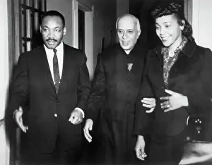 Guest Prints: Martin Luther and Coretta King with Jawaharlal Nehru