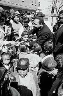 Surrounding Prints: Martin Luther King With Children