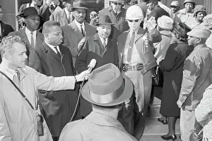 Selma Prints: Martin Luther King With Deputy Sheriff