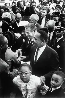 Martin Luther King, Jr. in Crowd