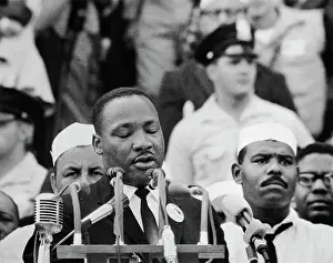 Martin Luther King Jr. Delivering I Have a Dream Speech
