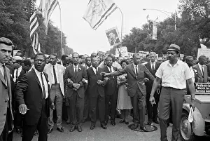 Martin Luther King Jr. Marching in Chicago