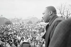Selma Prints: Martin Luther King Jr. Speaking in Alabama