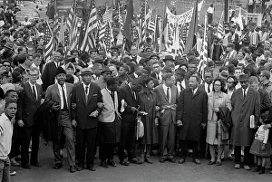 March Prints: Martin Luther King Leading March